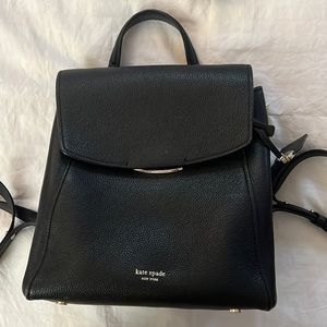 Kate Spade Black  Grace Backpack Purse medium